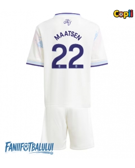 Aston Villa Ian Maatsen #22 Echipament de Fotbal Replică 2025-26 Copii Treilea (+ Șorturi)